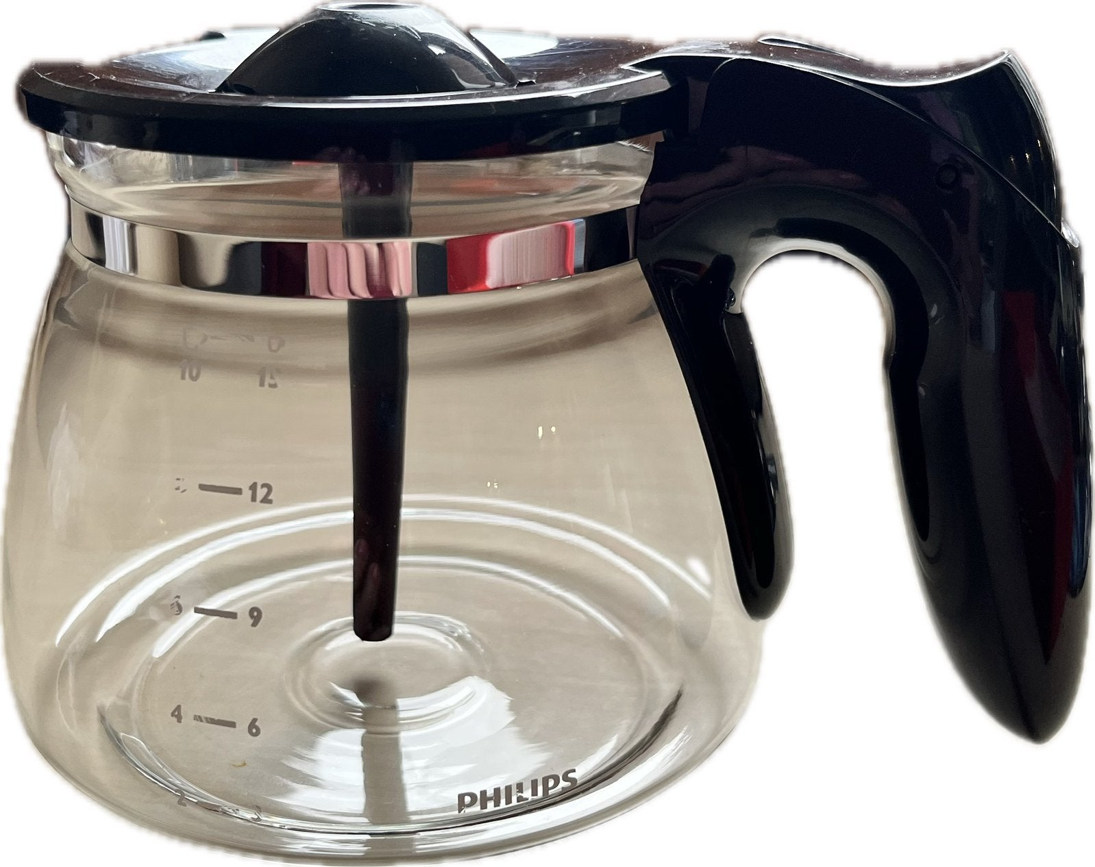 Glazen koffiepot Philips filter koffiezetapparaat, Gebruikt, Overige modellen, 10 kopjes of meer, Gemalen koffie