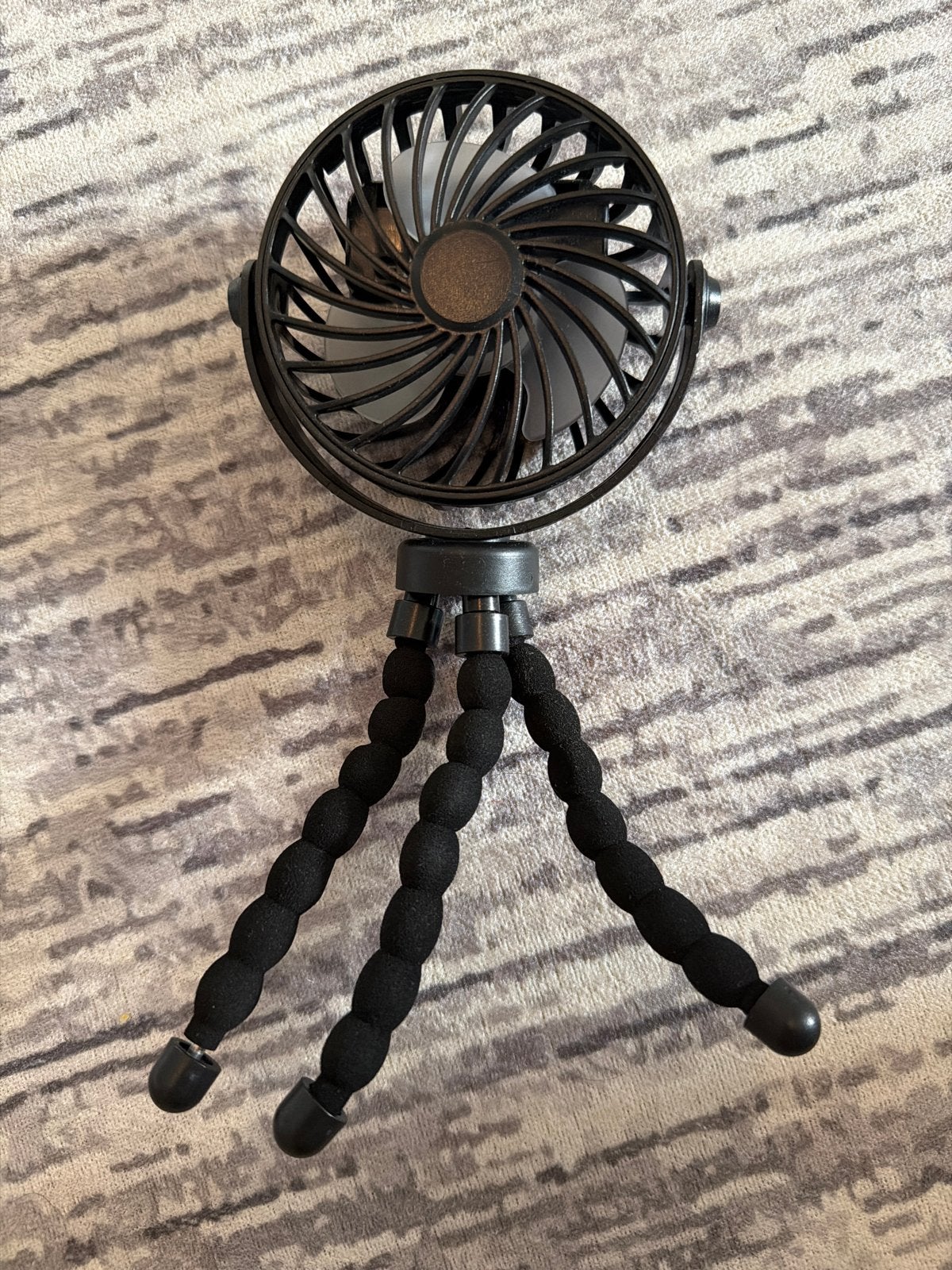 Draagbare ventilator met flexibele statiefpoten, Ophalen of Verzenden, Zo goed als nieuw, Overige