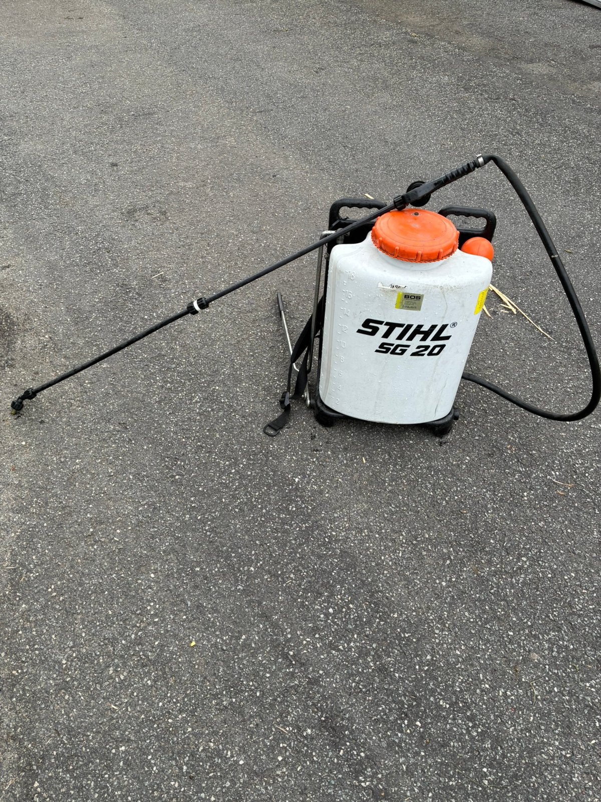 Goed werkende STIHL SG20 drukspuit, Ophalen, Zo goed als nieuw, Onkruidbestrijding