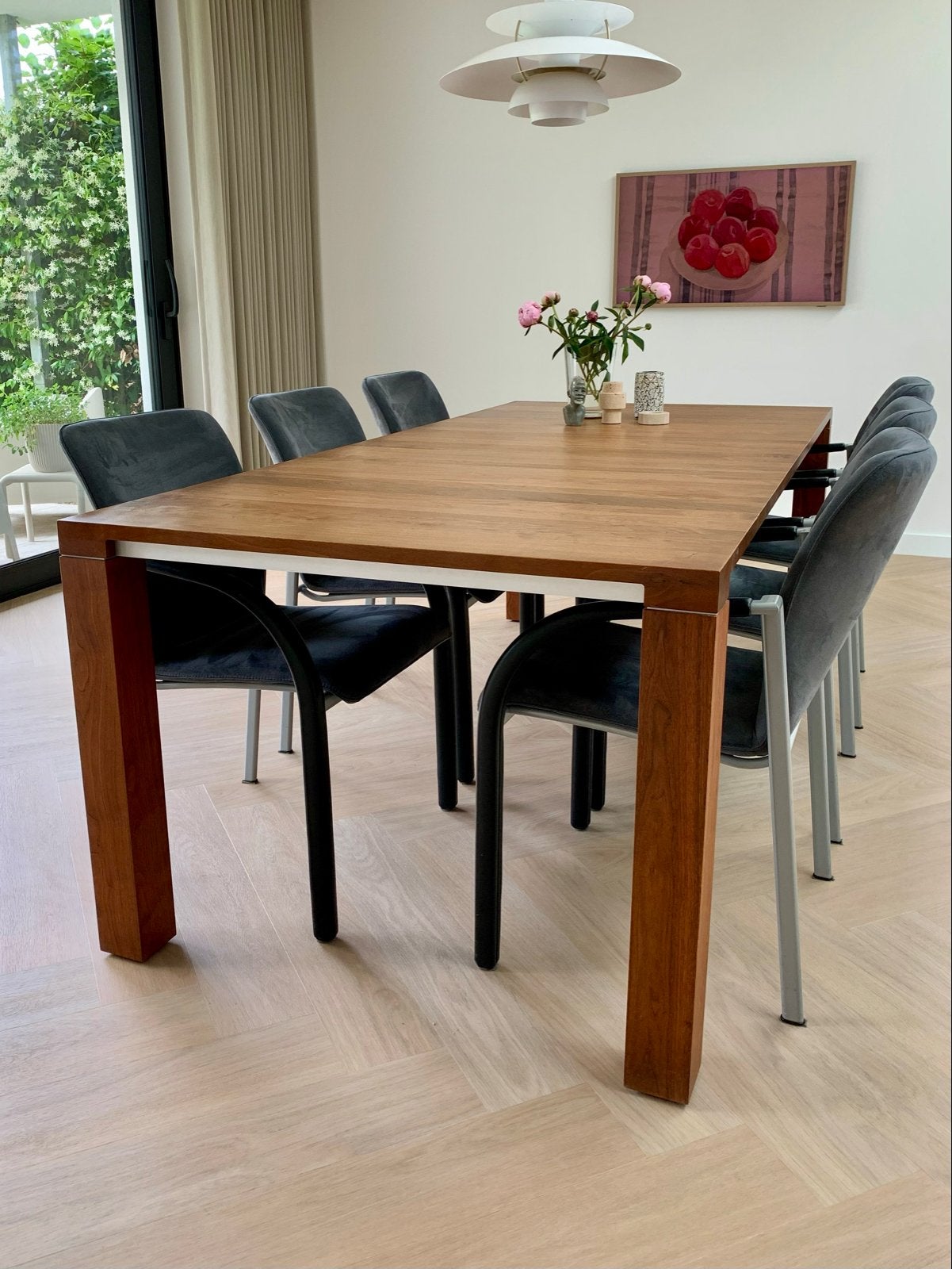 Eettafel Vivre van Leolux, Huis en Inrichting, Tafels | Eettafels, Ophalen, 200 cm of meer, 50 tot 100 cm, Zo goed als nieuw