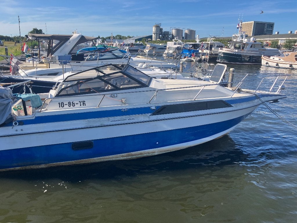Motorboot 8 meter, Watersport en Boten, Regal, Gebruikt, Binnenboordmotor, 1.80 meter