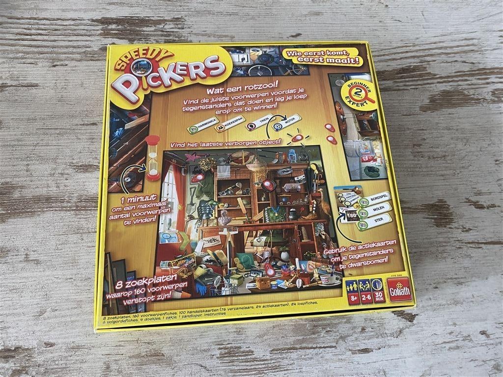 Speedy pickers vierkante doos [s739], Verzenden, Zo goed als nieuw