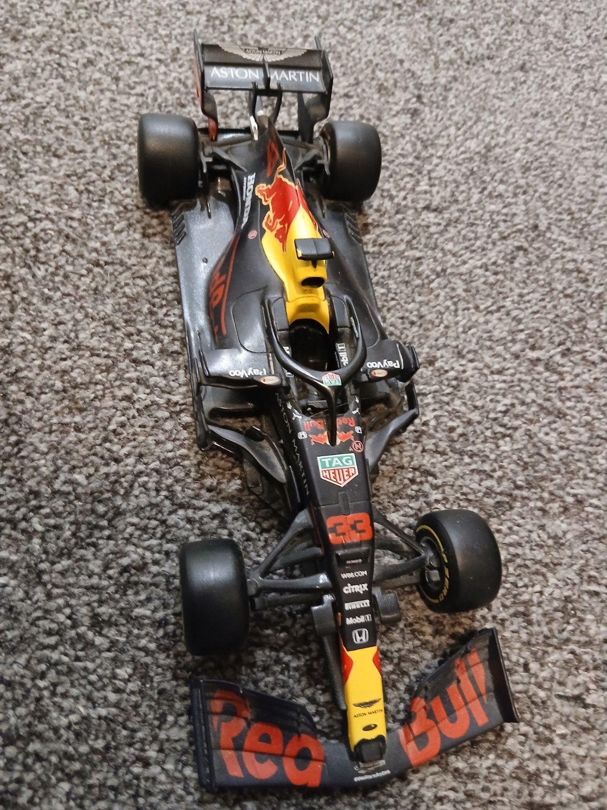 Red Bull Racing F1 schaalmodel - Max Verstappen, Ophalen of Verzenden, Zo goed als nieuw, Auto