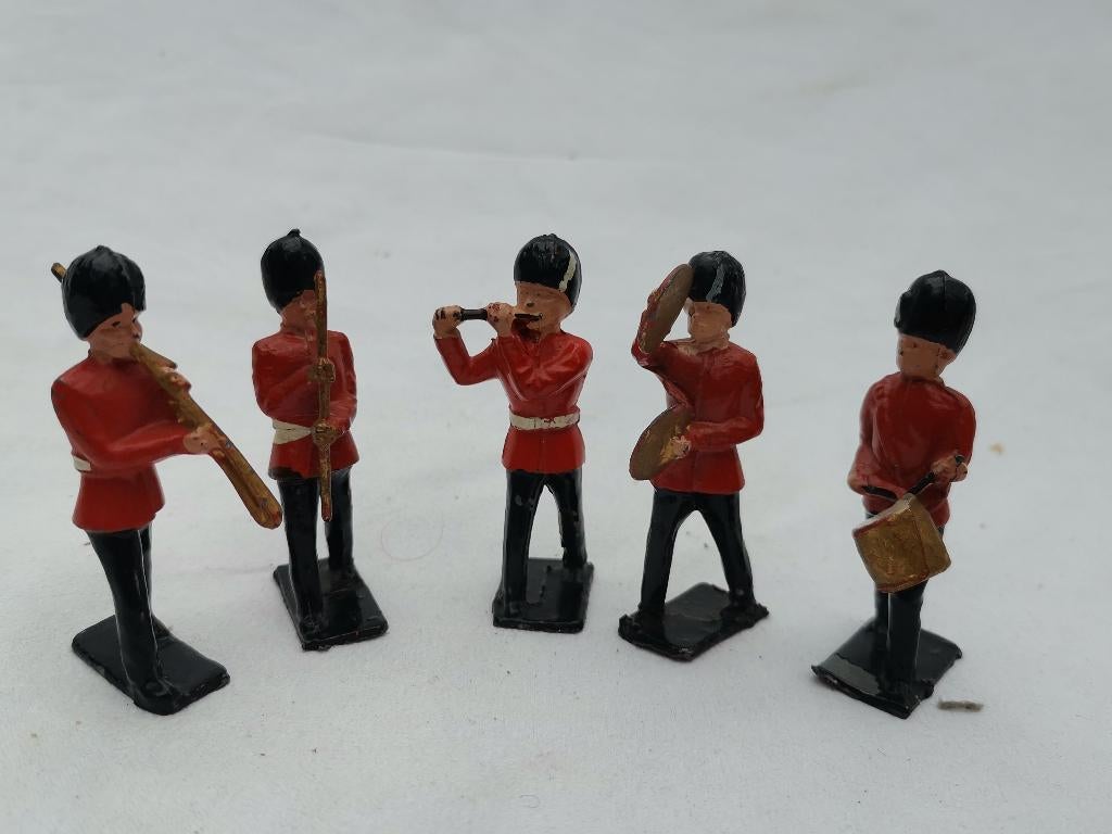 7 metaal Britains Deetail Herald Miniatures MUZIKANT SOLDAAT, Verzamelen, Poppetjes en Figuurtjes, Ophalen of Verzenden
