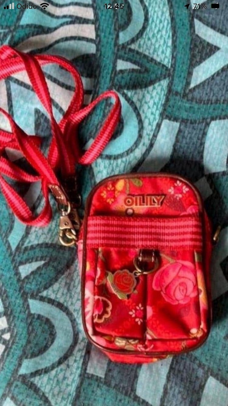 Oililly schoudertasje  rood, Sieraden, Tassen en Uiterlijk, Tassen | Schoudertassen, Ophalen of Verzenden, Zo goed als nieuw, Rood