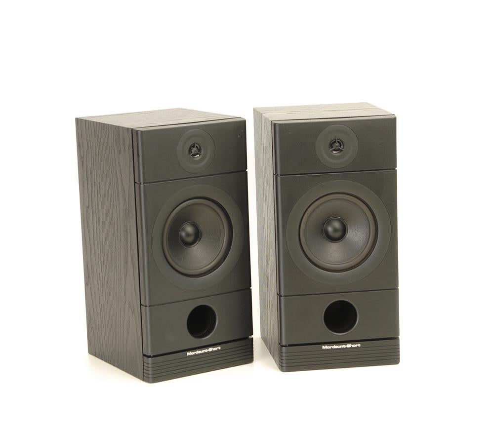 Mordaunt short ms 3.2 speakers in nette staat, Gebruikt, 120 watt of meer, Front, Rear of Stereo speakers, Ophalen
