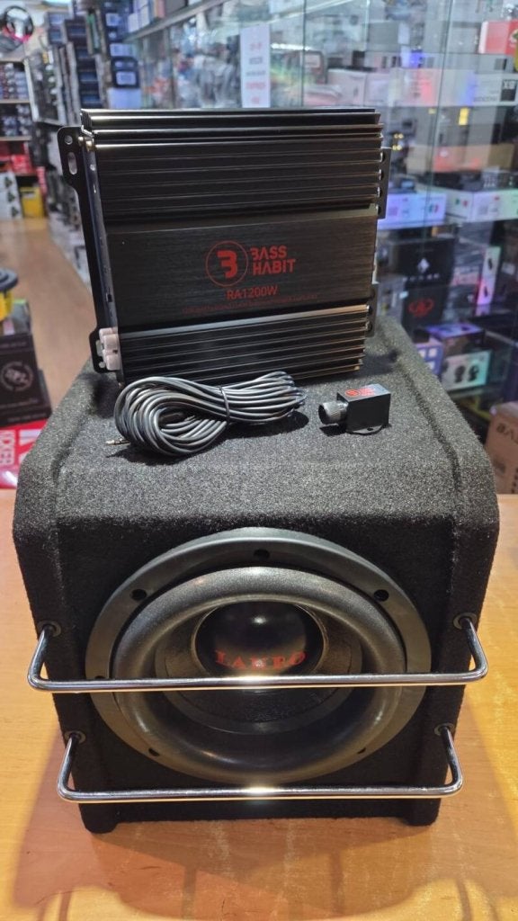 LAKRO REBEL-8 SPL Pack – 8 inch Subwoofer in Geporte Kist +, Niet ingevuld, Niet ingevuld, Niet ingevuld
