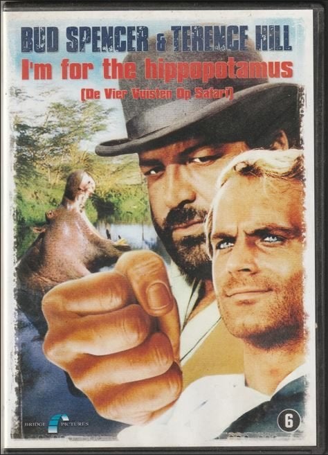 Bud Spencer & Terence Hill - I'm For The Hippopotamus - DVD, Vanaf 6 jaar, Ophalen of Verzenden, Zo goed als nieuw, Actiekomedie