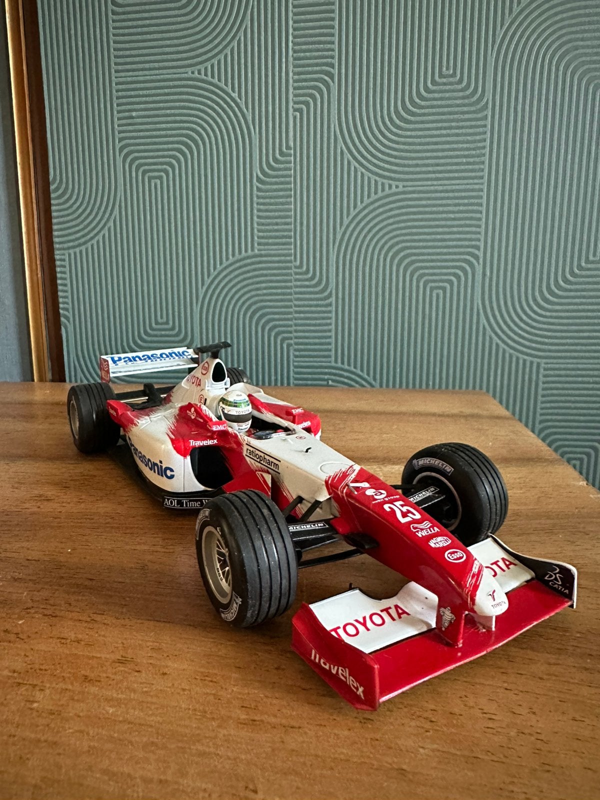 Minichamps 1:18 - Toyota F1 2002 A. McNish #25, Hobby en Vrije tijd, Modelauto's | 1:18, Ophalen of Verzenden, Gebruikt, Auto