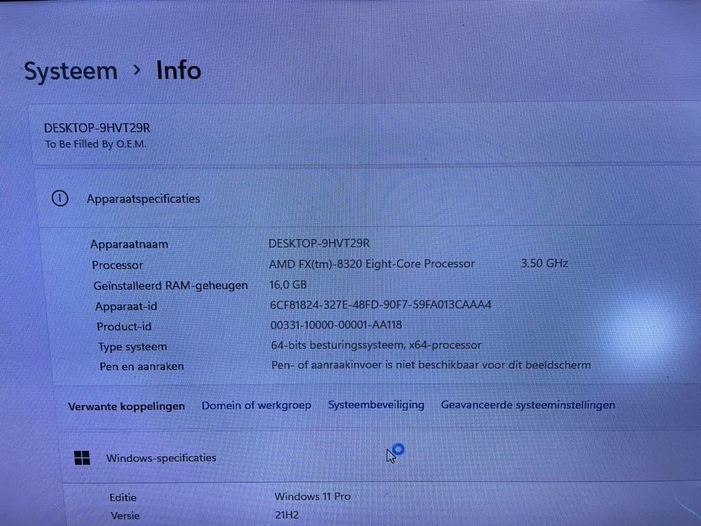 Goede goedkope pc voor kleine games - Windows 11 Pro, Gebruikt, Ophalen of Verzenden, Gaming, Met videokaart
