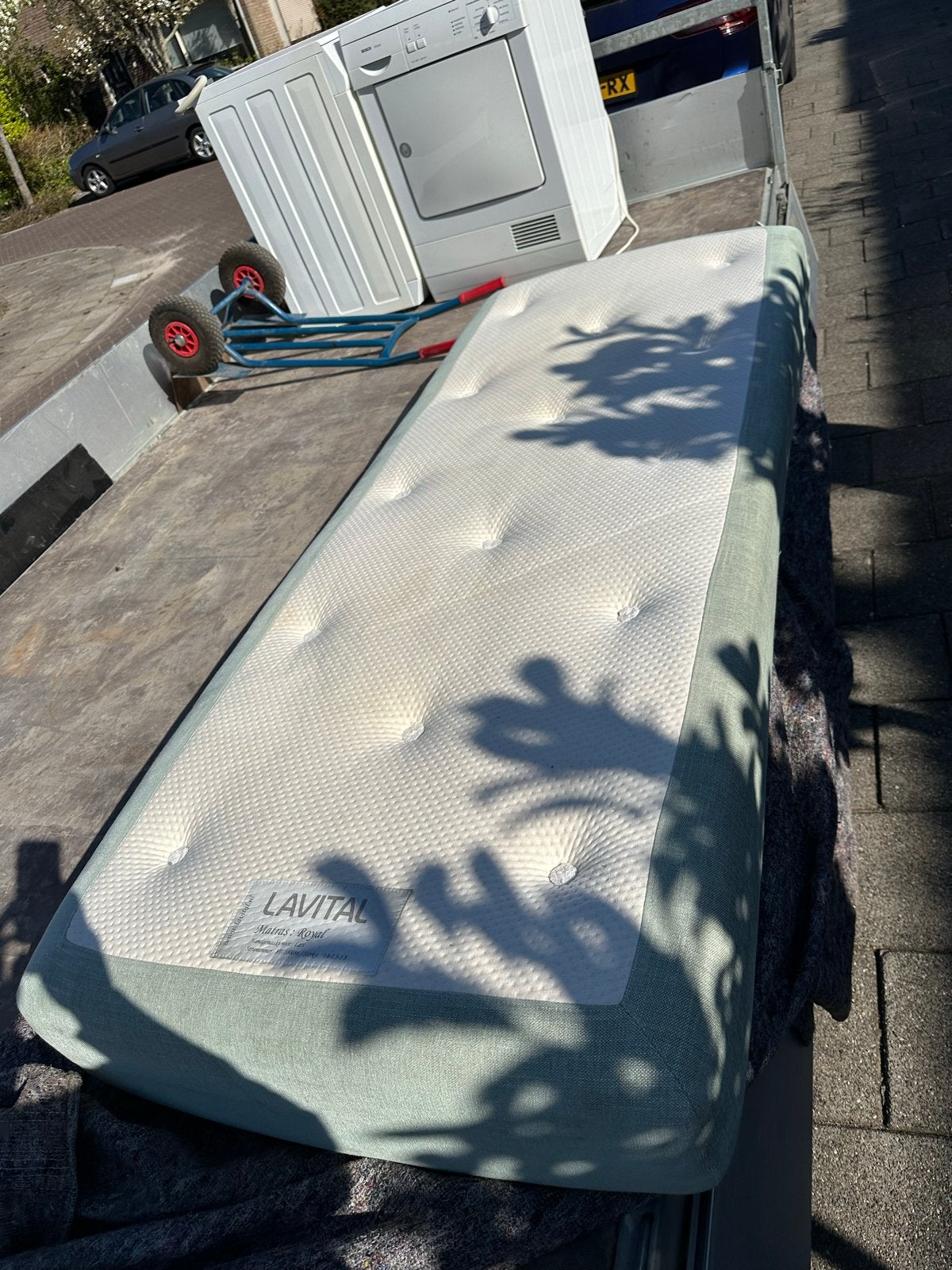 Lavital Royal Matras - Handgemaakt natuurlijk, Gebruikt, 90 cm, Eenpersoons, Ophalen of Verzenden