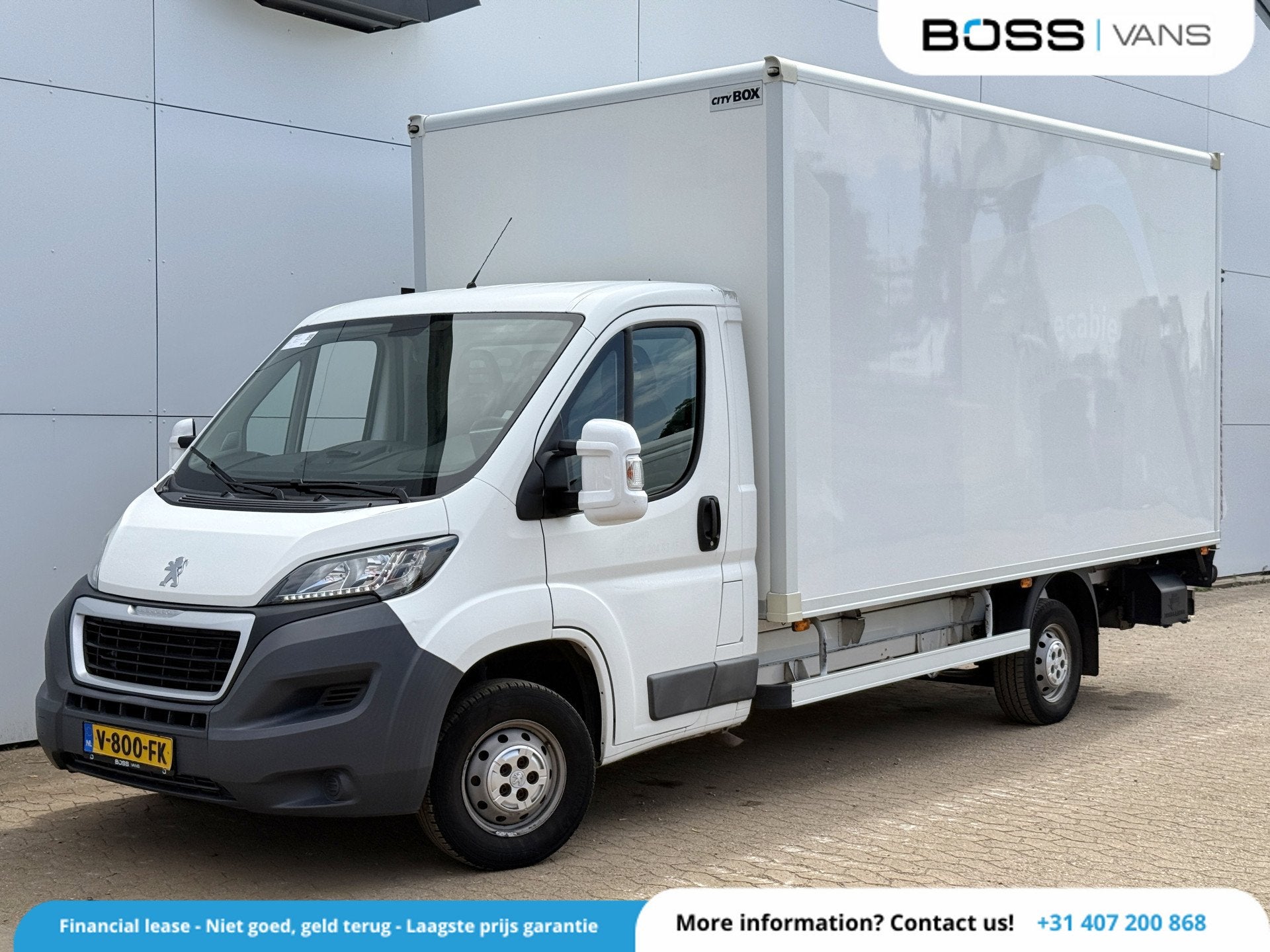 Peugeot Boxer 2.0 130PK Bakwagen Laadklep Navigatie Camera A, Auto's, Bestelauto's, Voorwielaandrijving, Gebruikt, 4 cilinders