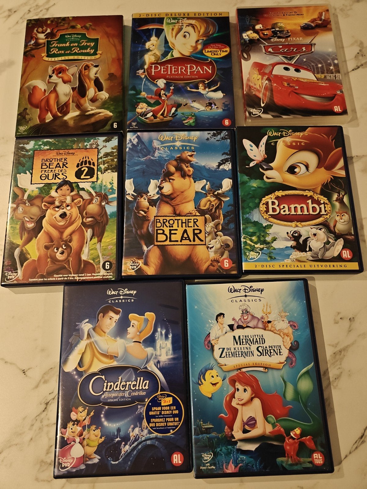 Grote collectie Disney Classics DVD's - 15 films, Gebruikt, Alle leeftijden, Nederlands, Ophalen of Verzenden