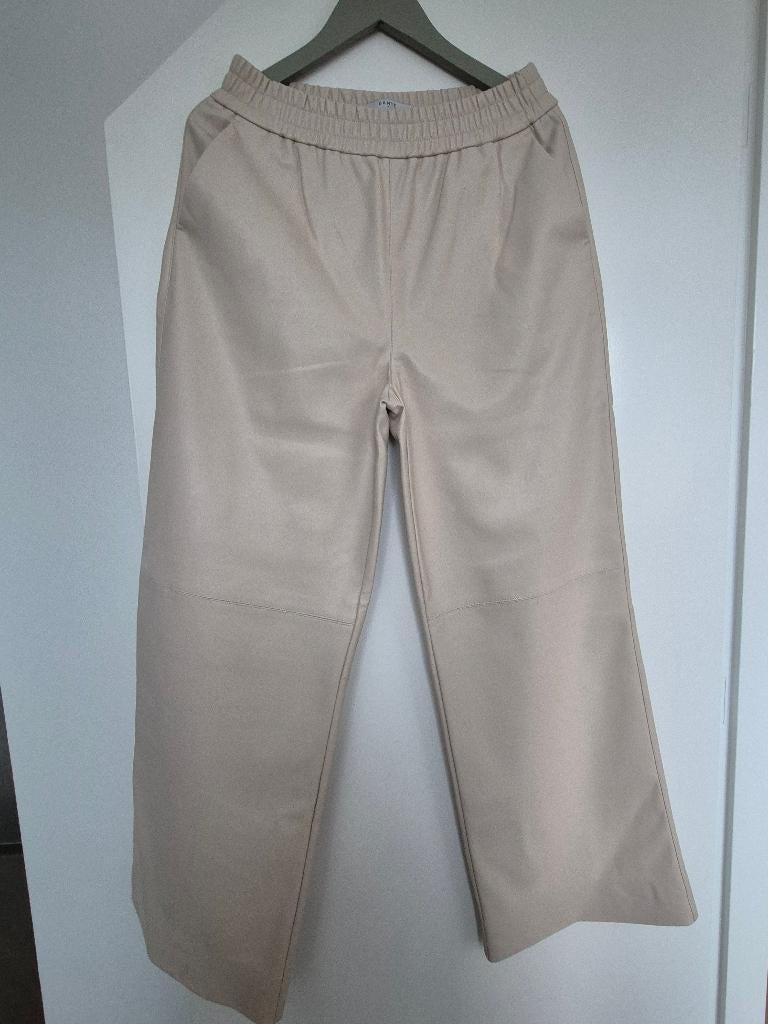 Prachtige broek van Dante 6 mt 40 wit beige imitatie leer, Dante 6, Wit, Maat 42/44 (L), Nieuw