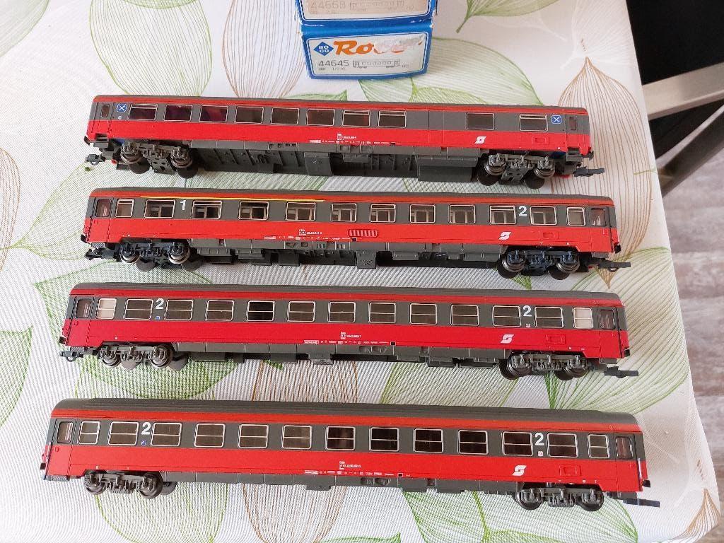 mooie set Roco Exact OBB rijtuigen 2x, Gebruikt, Gelijkstroom, Wagon, Ophalen of Verzenden