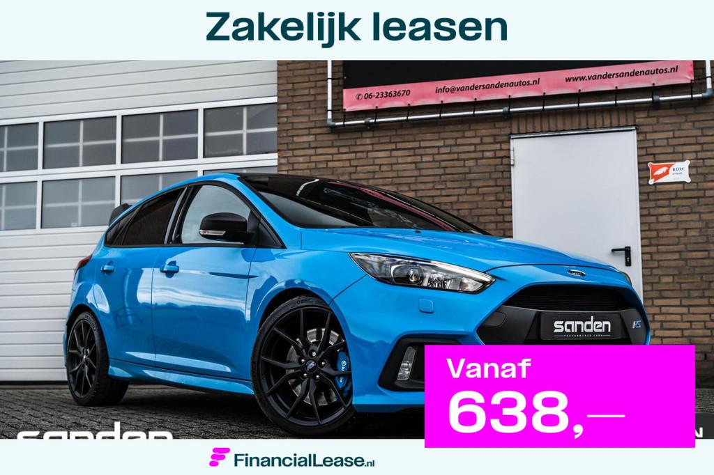 Ford Focus 2.3 RS LSD Blue & Black|Sony|Cam|CarPlay|Recaro, Bi-Xenon koplampen, 4 cilinders, Blauw, 2300 cc