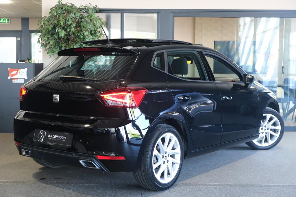 Seat Ibiza 1.0 EcoTSI FR 110PK DSG Facelift Pano Led Virtual, Stof, Gebruikt, 580 kg, Origineel Nederlands