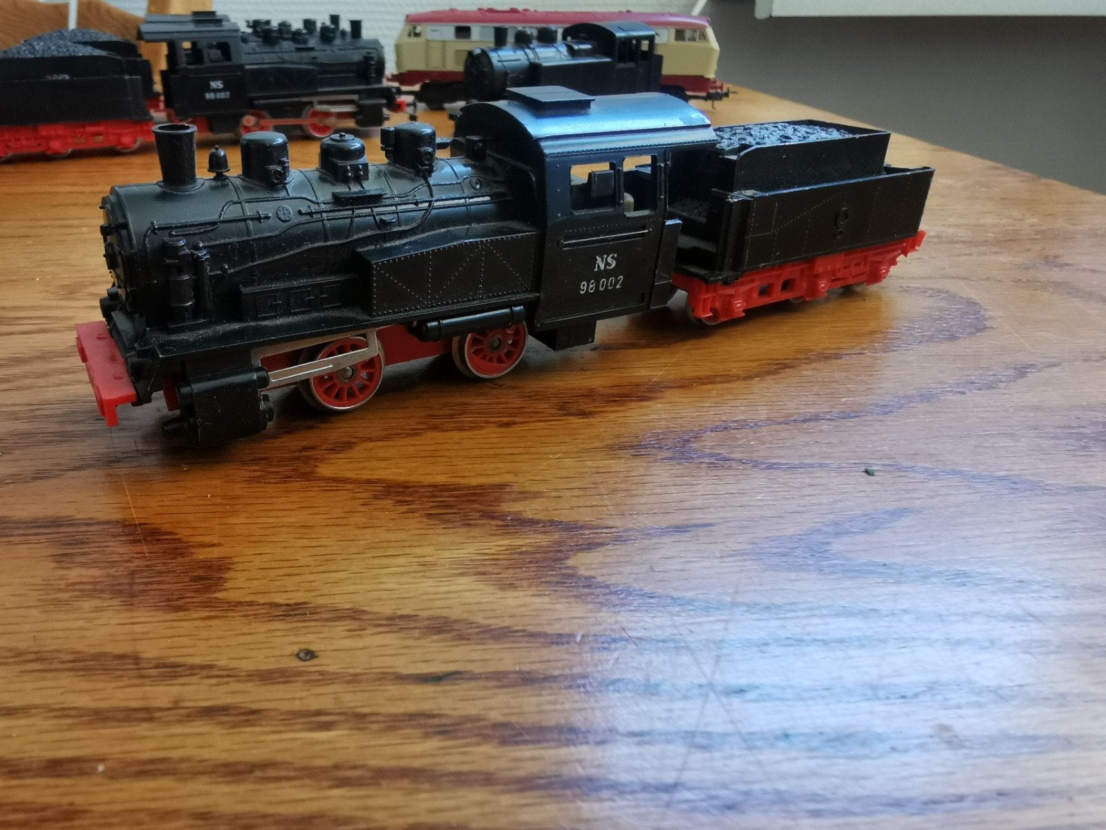 Piko NS 98 002 Stoomlocomotief met tender opknapper, Gebruikt, NS, Gelijkstroom, Locomotief