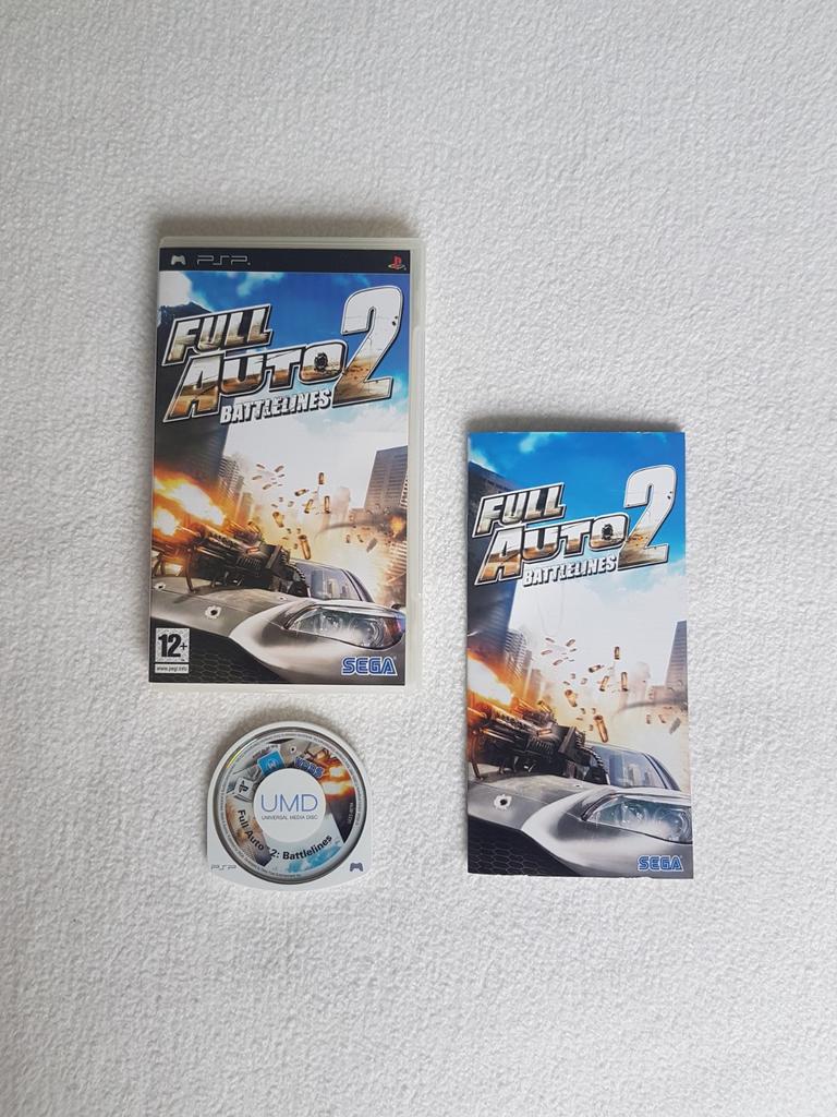 Full Auto 2 Battlelines 2 (PSP), Verzenden, 1 speler, Racen en Vliegen, Zo goed als nieuw