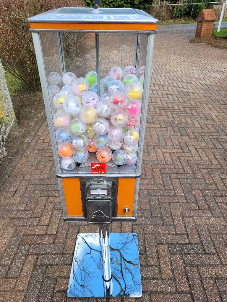 BEAVER surprise ballen automaat op poot sixties fifties ., Verzamelen, Ophalen, Zo goed als nieuw