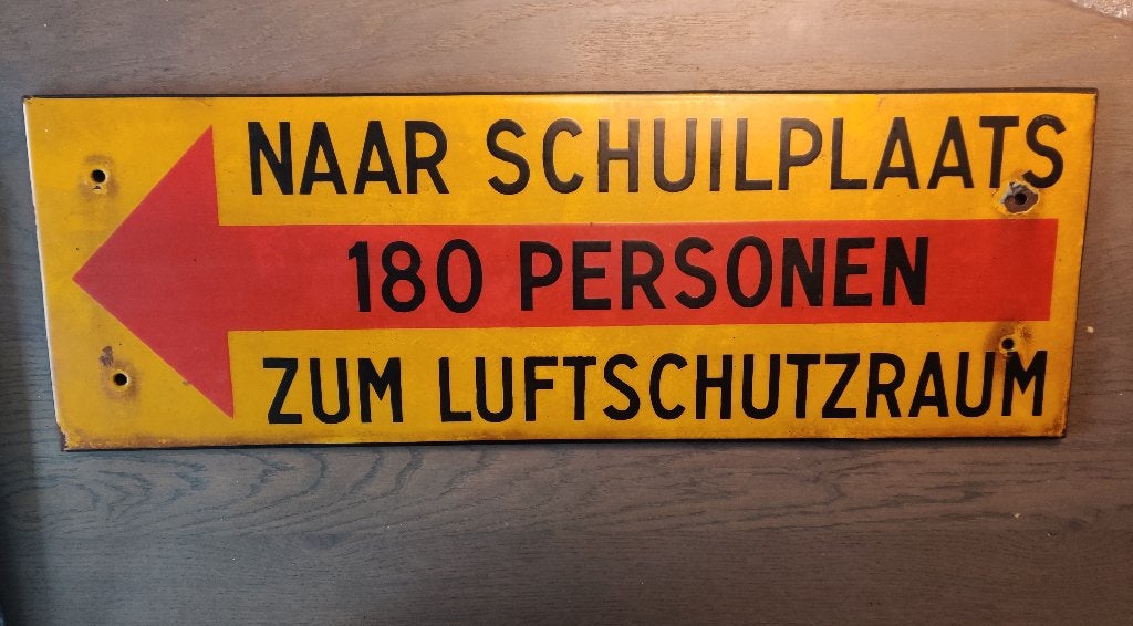 Emaille oorlogsborden, Ophalen of Verzenden, Overige soorten, Nederland, Overige typen