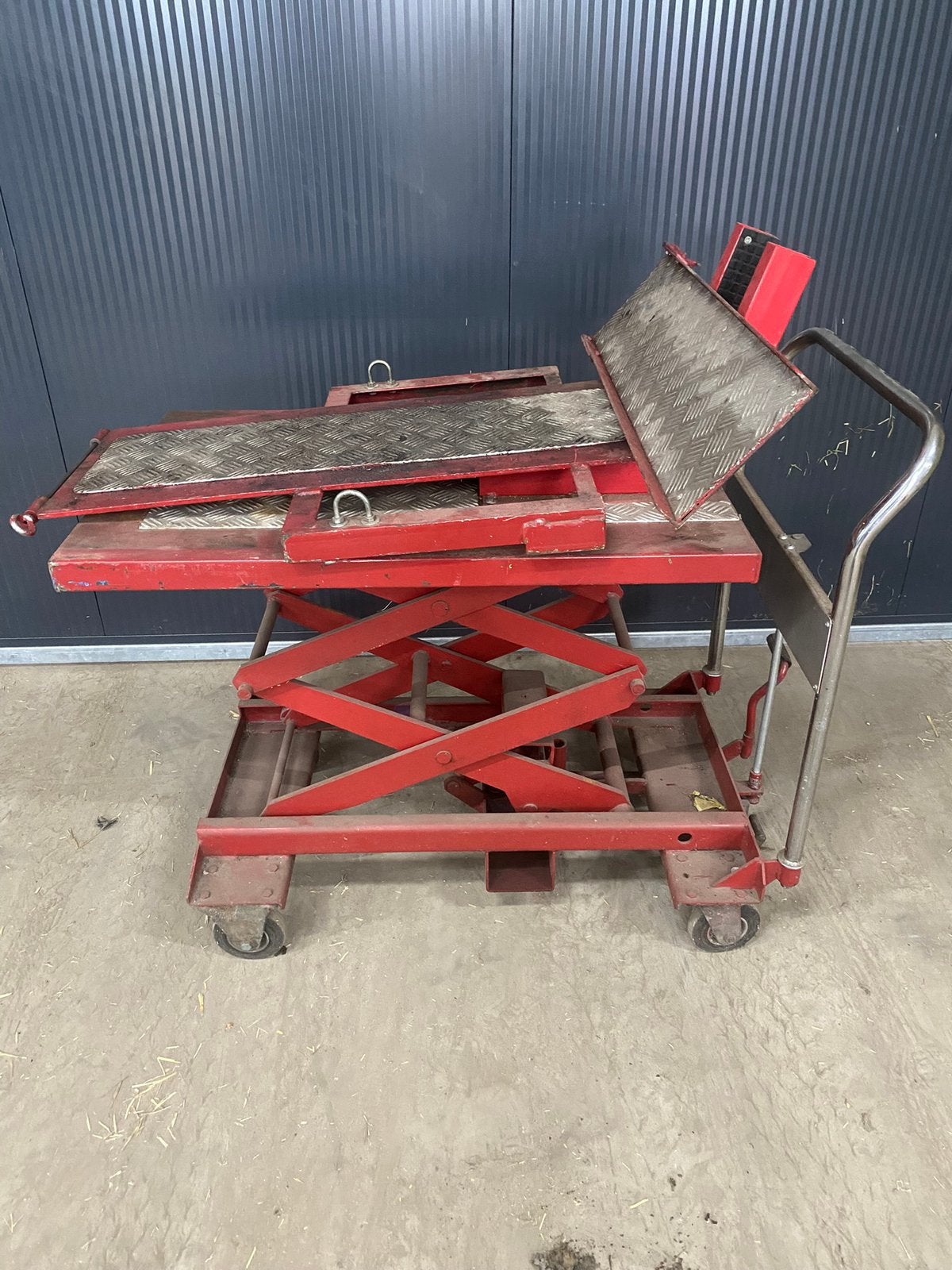 Motor / Scooter Hefbrug ideal voor kleine garage, Ophalen, Gebruikt