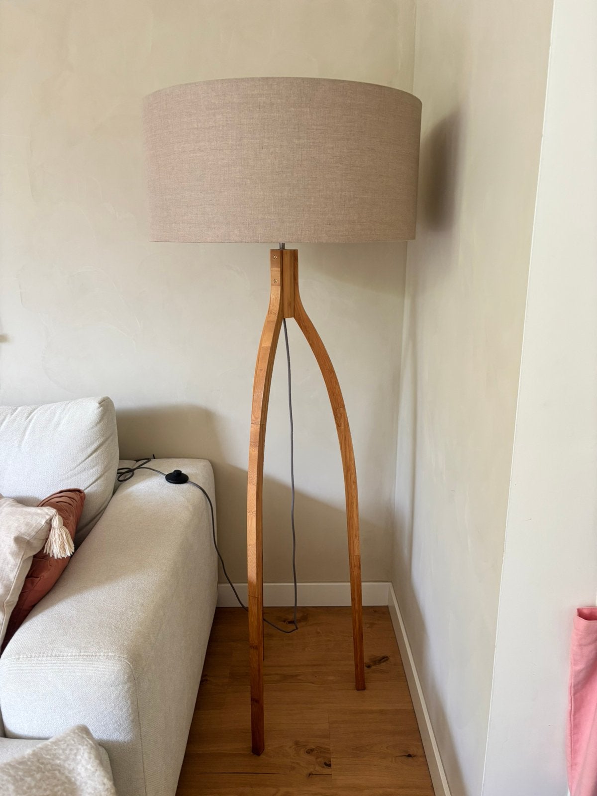 Good&Mojo staande lamp, Huis en Inrichting, Lampen | Vloerlampen, Ophalen, Zo goed als nieuw, 150 tot 200 cm