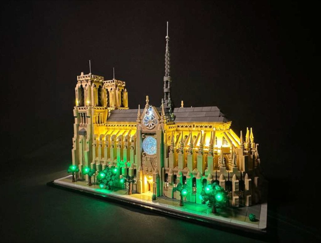 Verlichtingsset LED 21061 Notre Dame Parijs verlichting, Ophalen of Verzenden, Nieuw, Overige merken