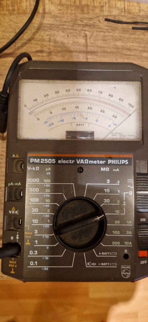 Philips  multimeter, Ophalen of Verzenden, Gebruikt, Multimeter