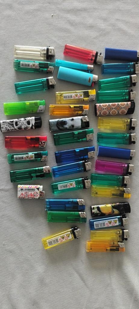 37x aansteker 5 euro, Verzamelen, Ophalen of Verzenden, Zo goed als nieuw, Aansteker