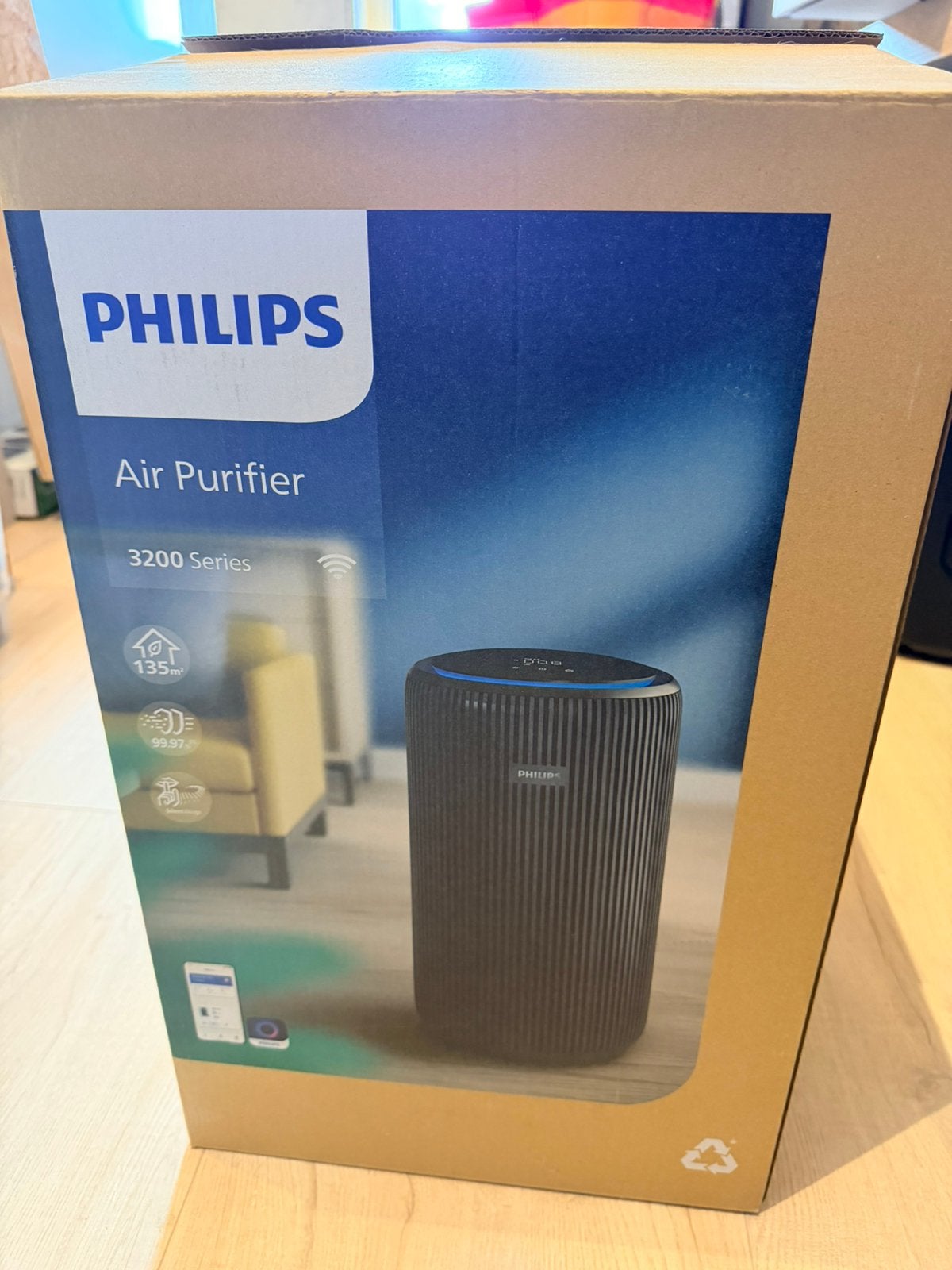 Philips PureProtect 3200 AC3220/10 luchtreiniger – HEPA wifi, Ophalen, Zo goed als nieuw, Luchtreiniger