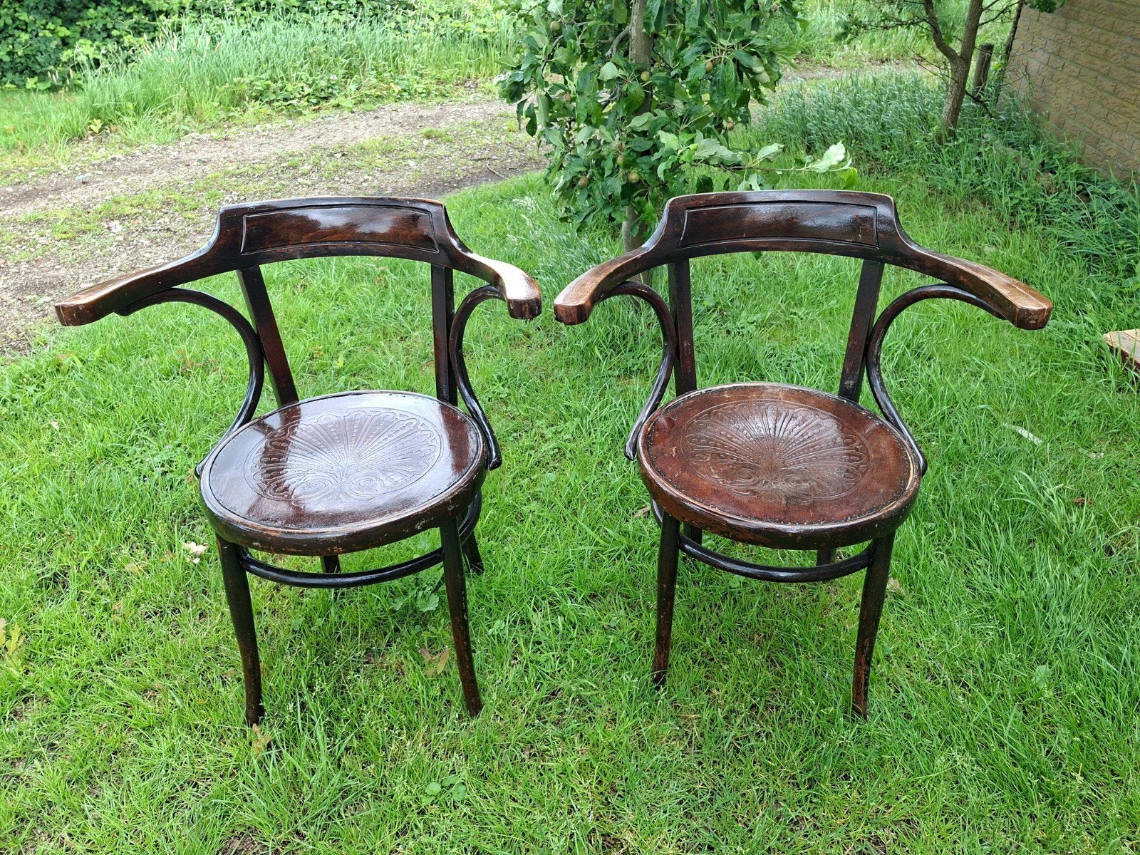 Cafe stoelen thonet, Ophalen of Verzenden, Gebruikt, Bruin