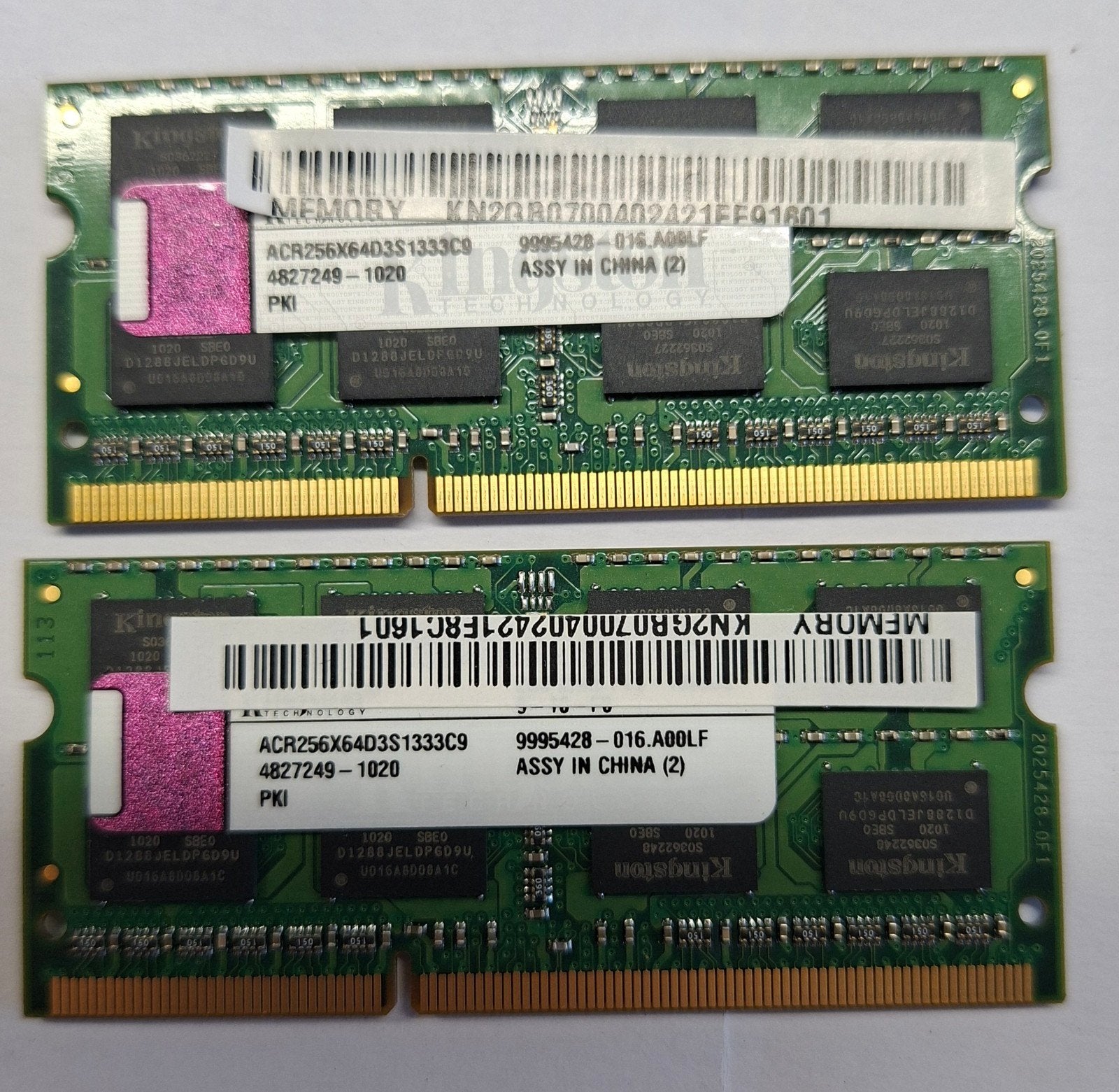 2 geheugenbankjes (2 x 2 GB?), Ophalen of Verzenden, DDR3, Laptop