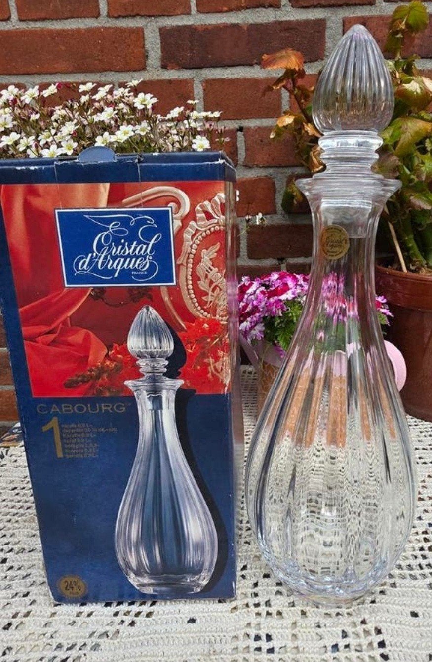 Cristal d'Arques Cabourg karaf 0.9L - Nieuw in doos, Ophalen of Verzenden