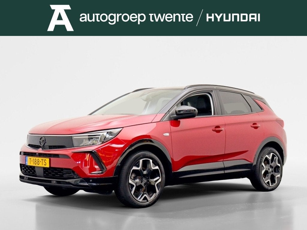 Opel Grandland 1.2 Turbo Level 4 | 8-traps Automaat | Carpla, Auto's, Gebruikt, Leder en Stof, Origineel Nederlands, 3 cilinders