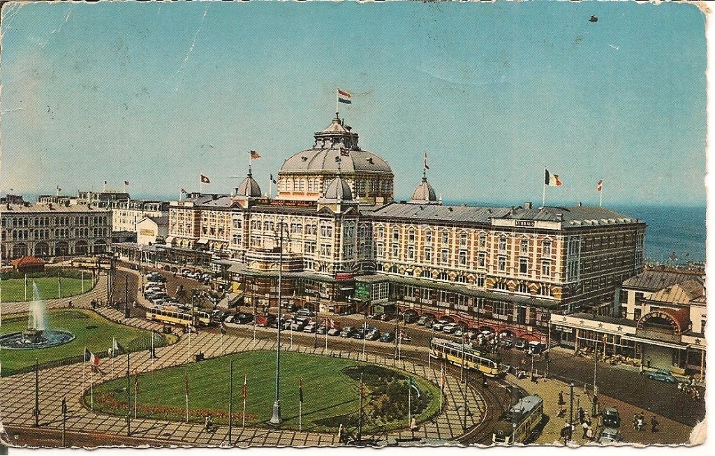 Oude Ansichtkaart Scheveningen Kurhaus, Ophalen of Verzenden, 1960 tot 1980, Gelopen, Zuid-Holland