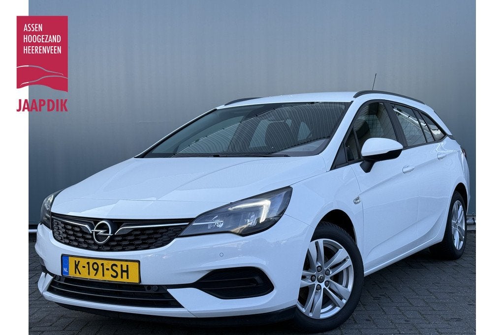 Opel Astra Sports Tourer BWJ 2021 1.2 111 PK Edition TREKHAA, Voorwielaandrijving, Gebruikt, 1199 cc, Met garantie (alle)