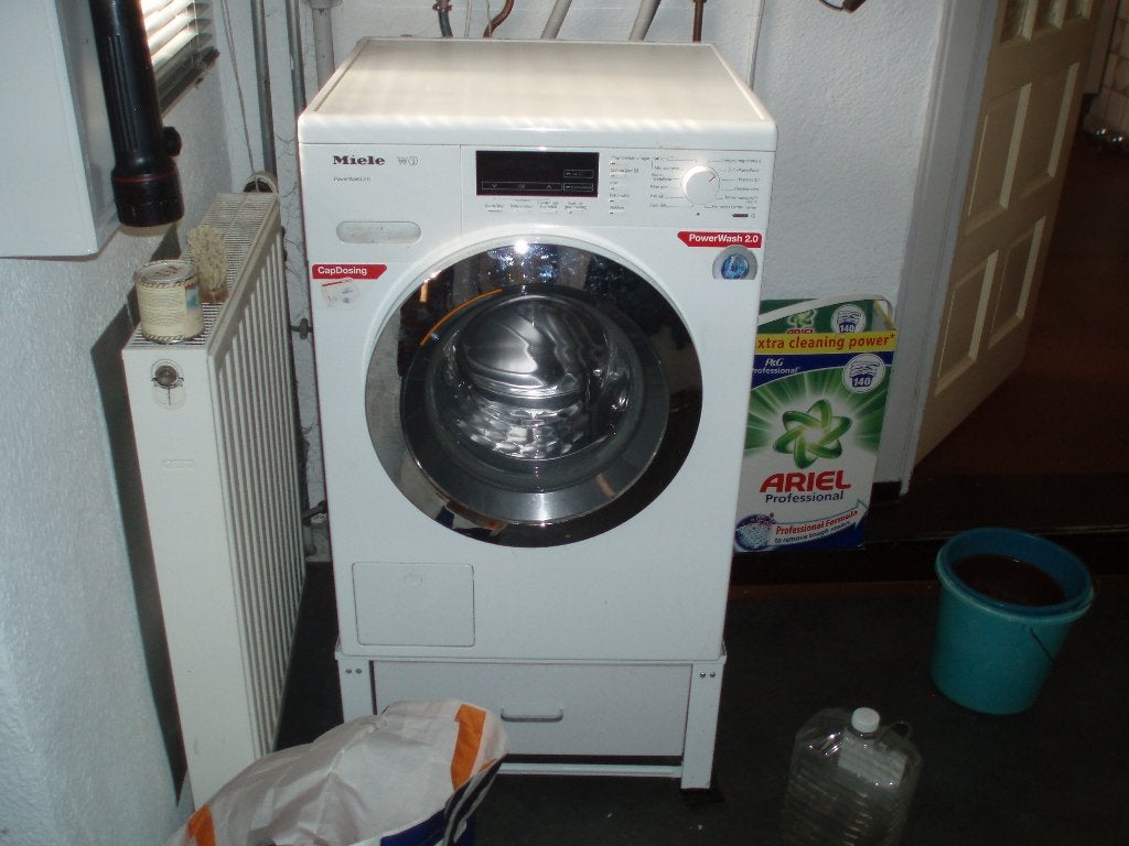 wasmachine, Ophalen, Gebruikt, Voorlader, 85 tot 90 cm