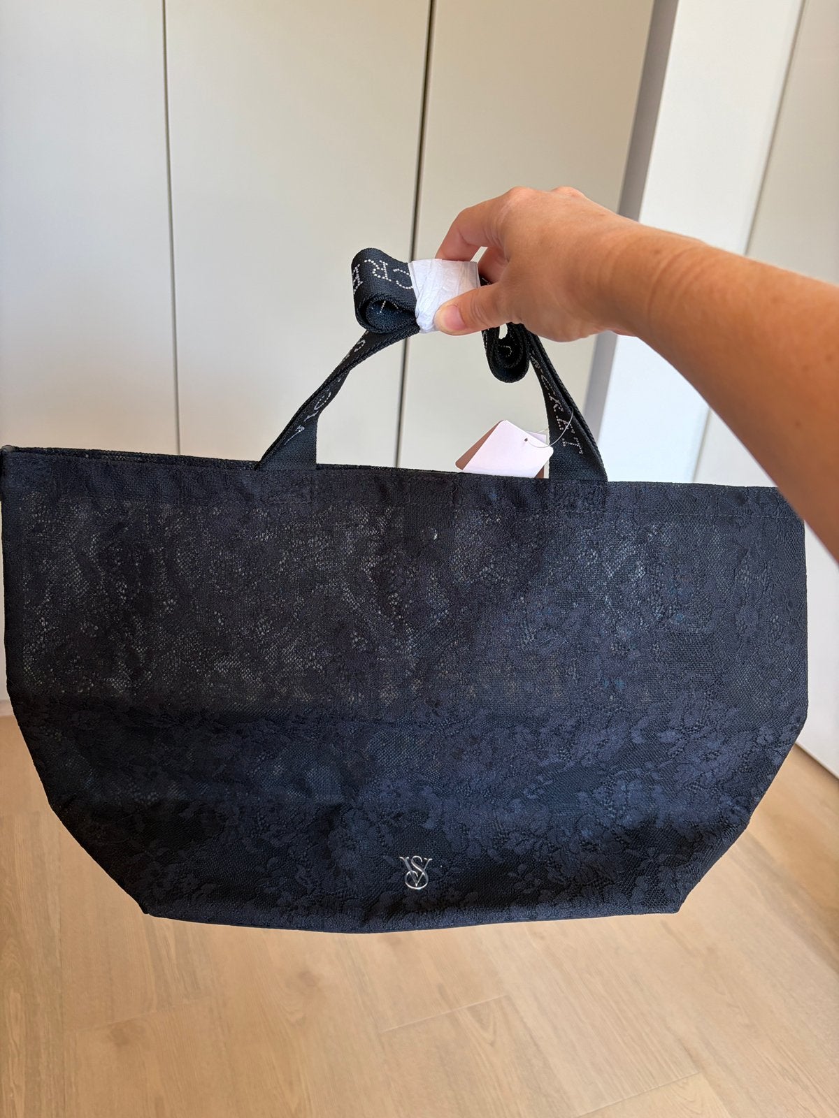 Victoria's Secret Shopper Tas Zwart Kant Nieuw, Ophalen, Nieuw, Zwart, Shopper