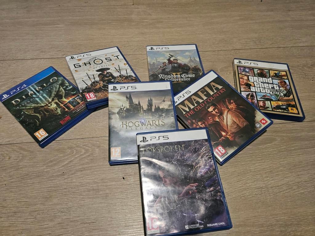 Diverse PS5 Games, Spelcomputers en Games, Games | Sony PlayStation 5, Ophalen of Verzenden, Gebruikt