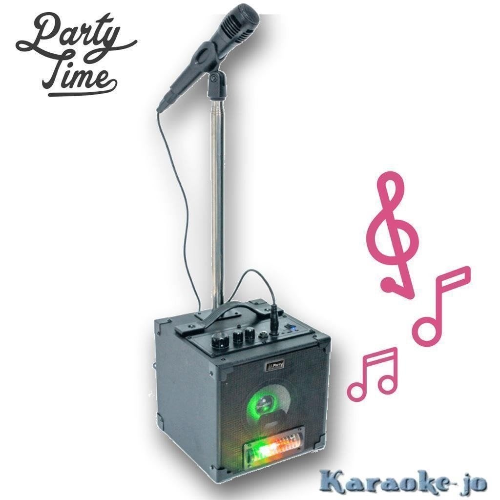 PARTY-SINGER Actieve karaoke set met Led verlichting, ., Overige typen, Nieuw, Ophalen of Verzenden