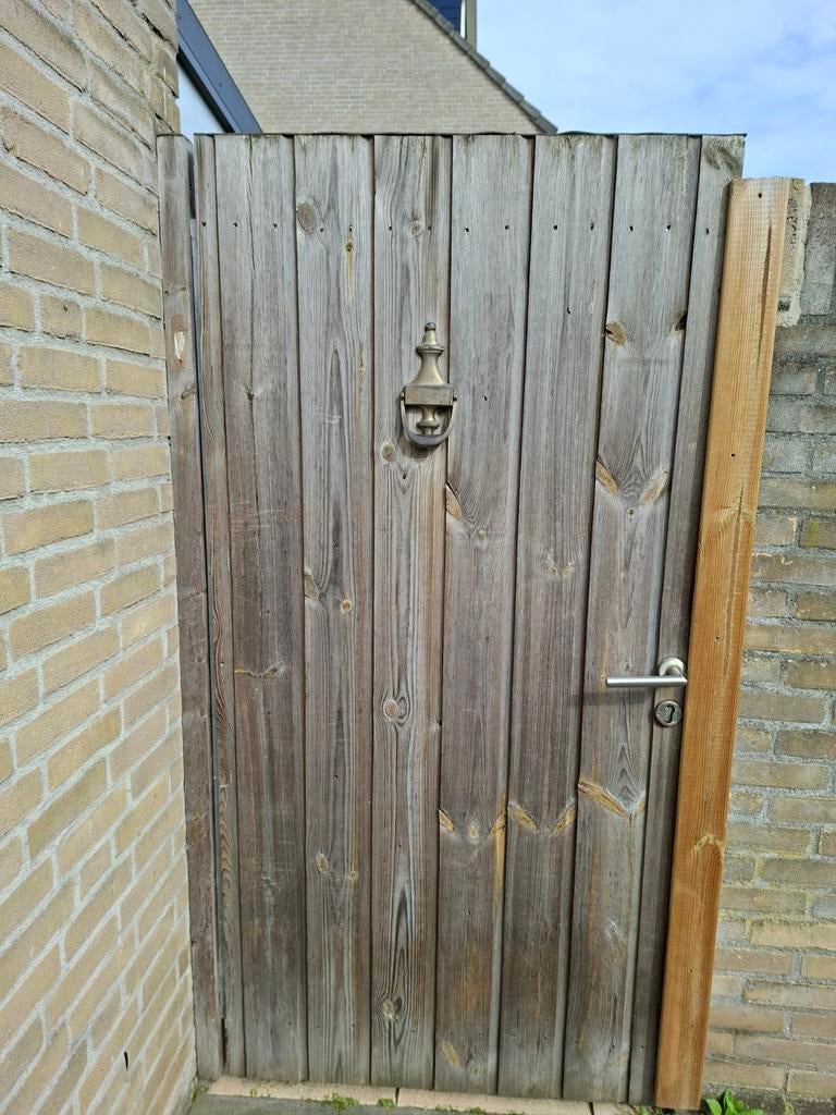 Poort 90 breedte 1.80 hoog., Ophalen, Hout, Minder dan 3 meter, 1 tot 2 meter