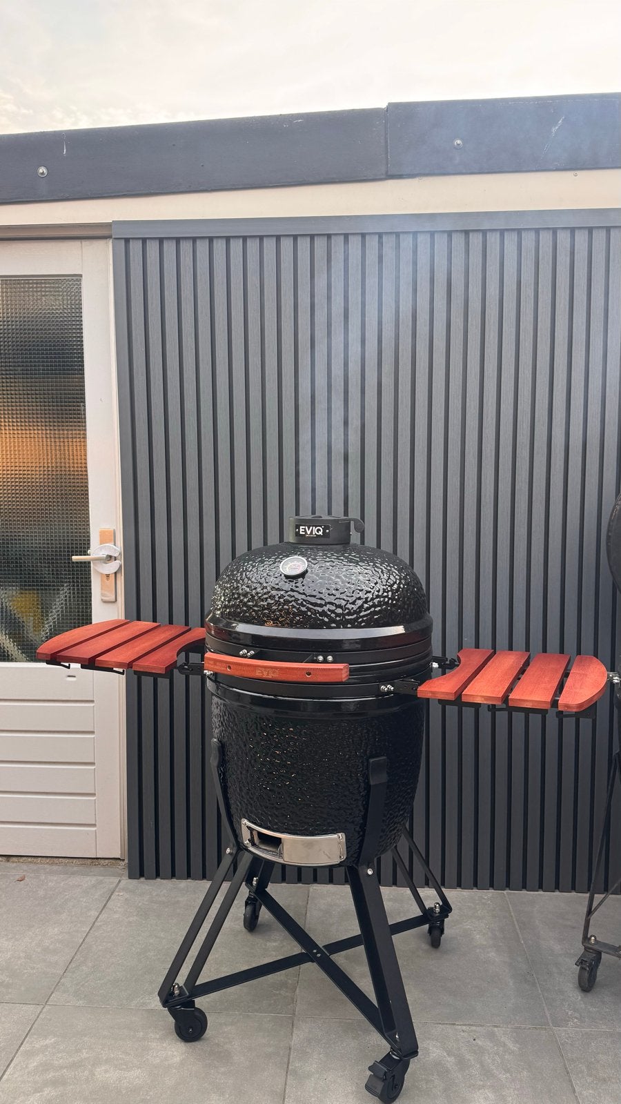 21" Kamado BBQ - Keramische Grill - Barbecue, Ophalen, Zo goed als nieuw, Houtskool