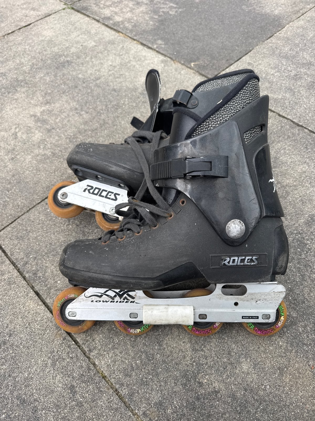 Roces Lowrider stunt skates - Maat 45 - Jaren '90, Ophalen, Gebruikt