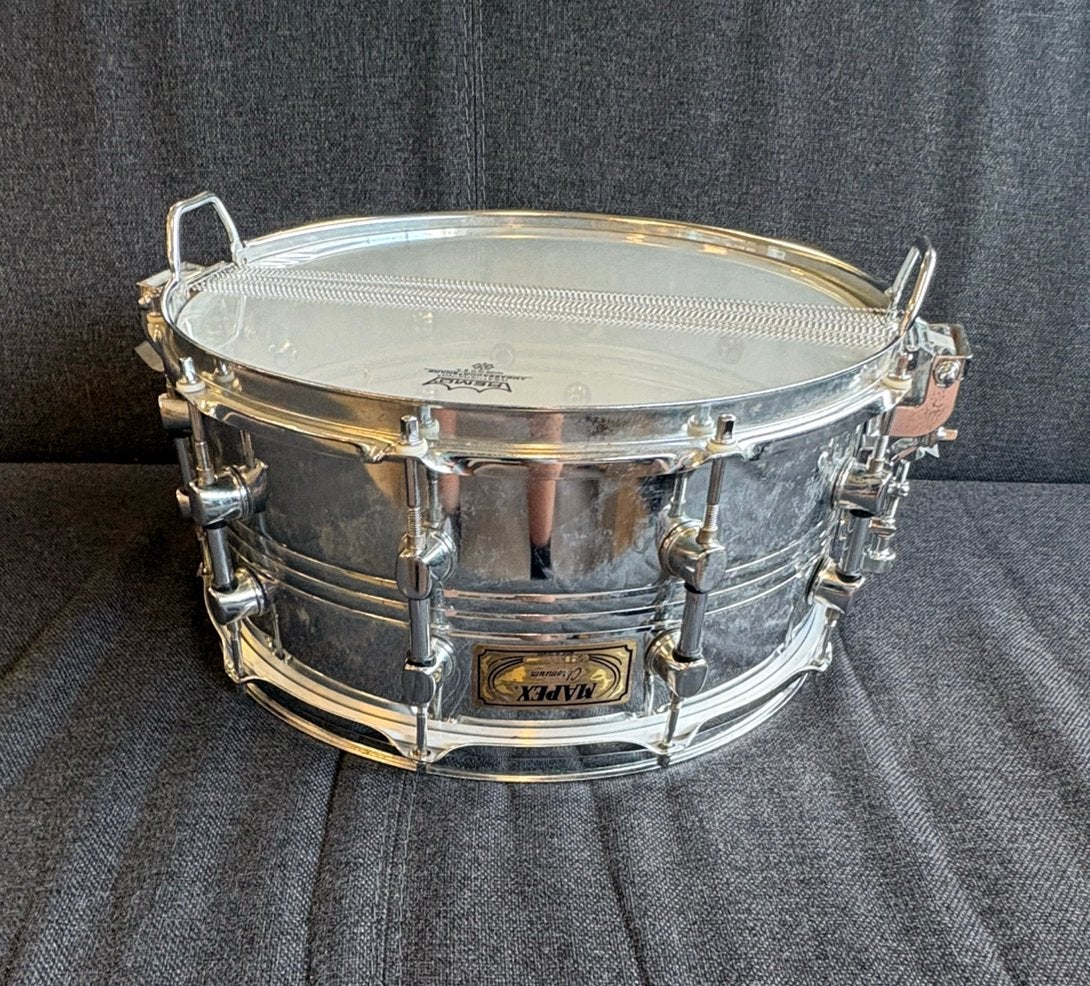 Mapex Chromium snare drum & Gibraltar 5606 snare drum houder, Ophalen, Zo goed als nieuw, Trommel