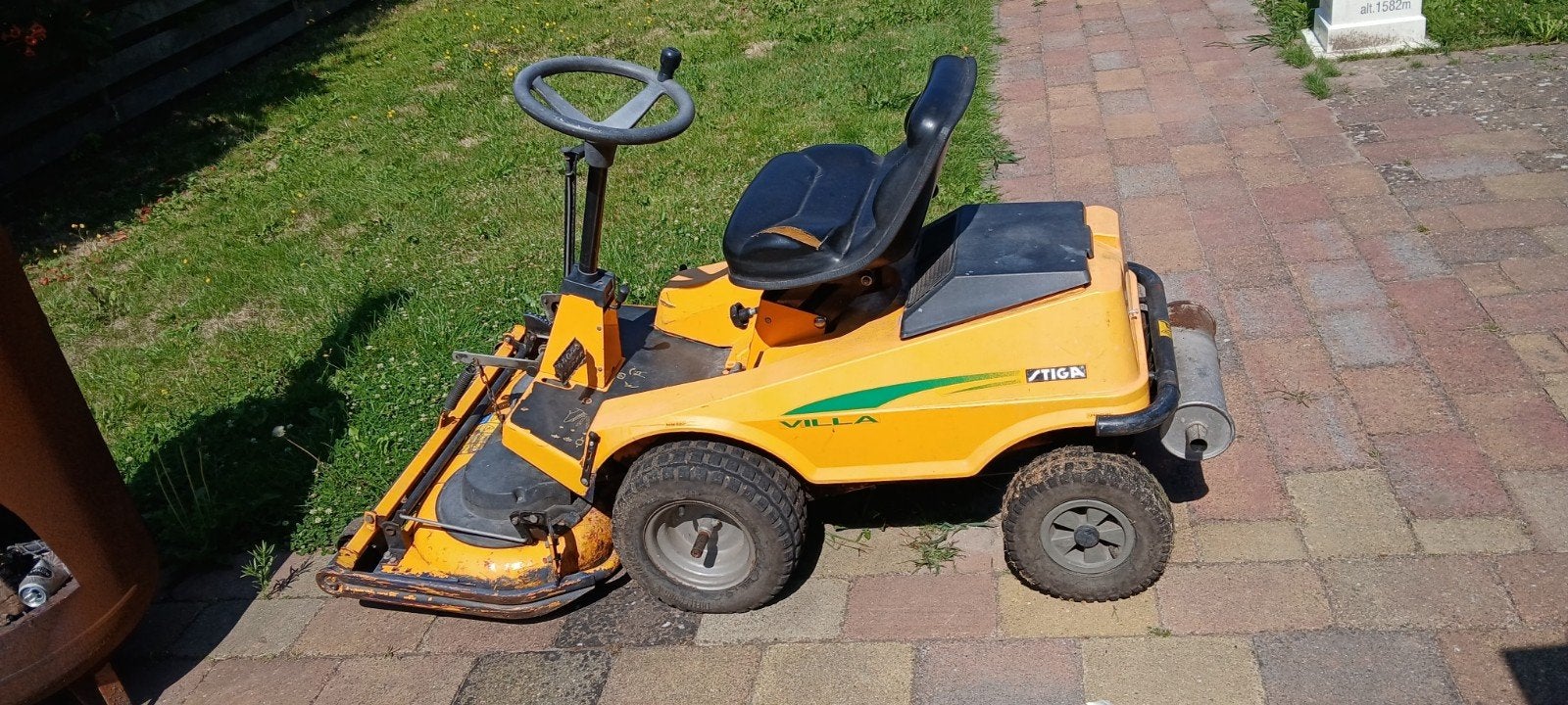 Stiga villa zitmaaier, Tuin en Terras, Ophalen