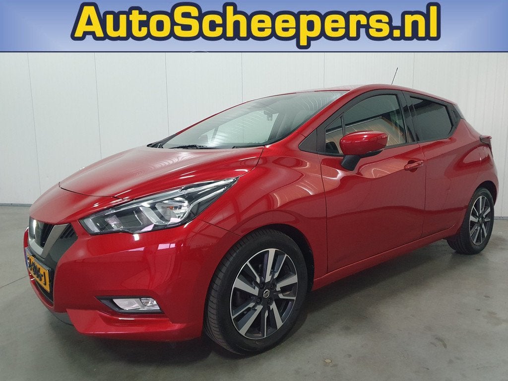Nissan Micra 0.9 IG-T N-Connecta NAVI/CRUISE/CAMERA/AIRCO/LM, Auto's, Nissan, Voorwielaandrijving, 898 cc, Stof, Euro 6