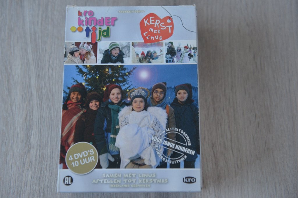 KERST MET LINUS -- SAMEN MET LINUS AFTELLEN TOT KERSTMIS 4DV, Cd's en Dvd's, Alle leeftijden, Verzenden, Zo goed als nieuw, Avontuur