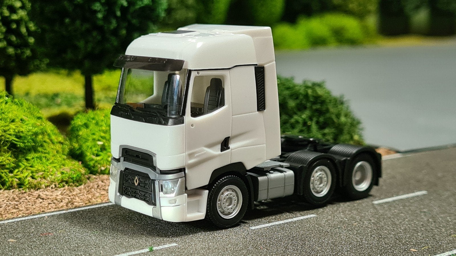 229 Herpa 1:87 Renault T High 6x2 voorloopas trekker, Ophalen of Verzenden, Nieuw, Bus of Vrachtwagen, Herpa