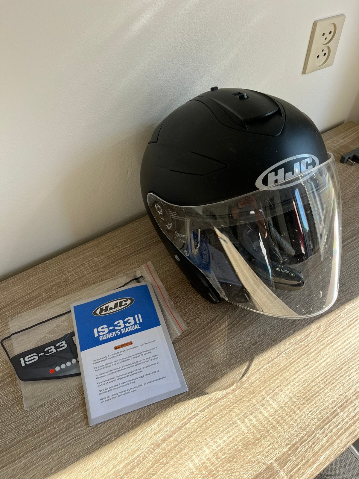 HJC systeemhelm, Fietsen en Brommers, Ophalen, Zo goed als nieuw, Extra small of kleiner